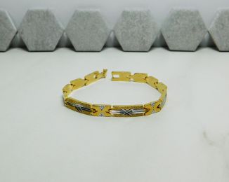 Bracelet, gold & silver color