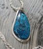 Chain Pendant, Turquoise in sterling silver